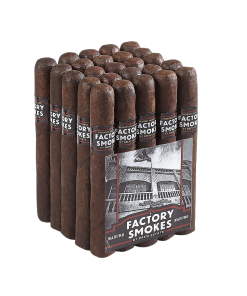 Factory Smokes Maduro Churchill Cigars (7 X 50) - Bundle of 25