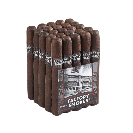 Factory Smokes Maduro Churchill Cigars (7 X 50) - Bundle of 25