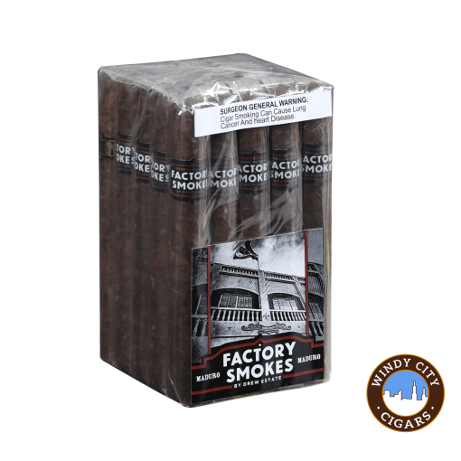 Factory Smokes Maduro Churchill Cigars (7 X 50) - Bundle of 25