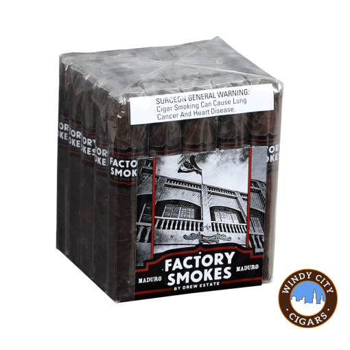 Factory Smokes Maduro Robusto Cigars (5 X 54) - Bundle of 25