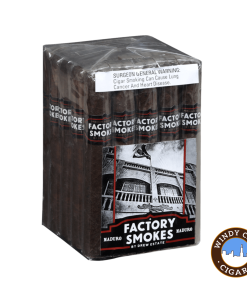 Factory Smokes Maduro Toro Cigars (6 X 52) - Bundle of 25