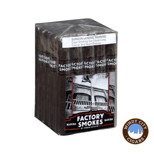 Factory Smokes Maduro Toro Cigars (6 X 52) - Bundle of 25