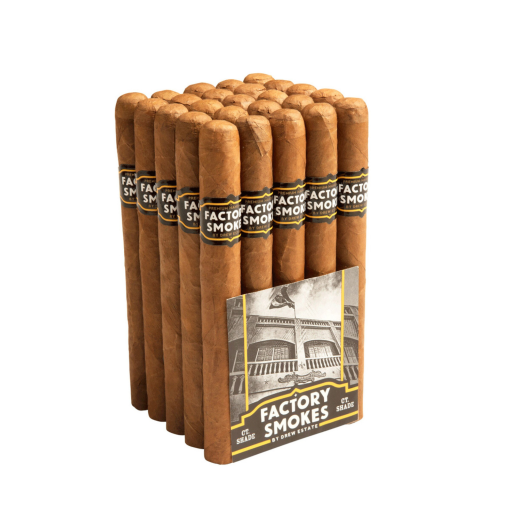 Factory Smokes Shade Churchill Cigars (7 X 50) - Bundle of 25