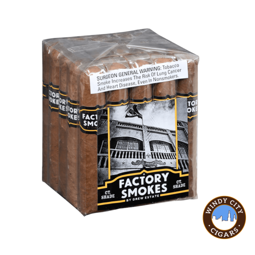 Factory Smokes Shade Robusto Cigars (5 X 54) - Bundle of 25