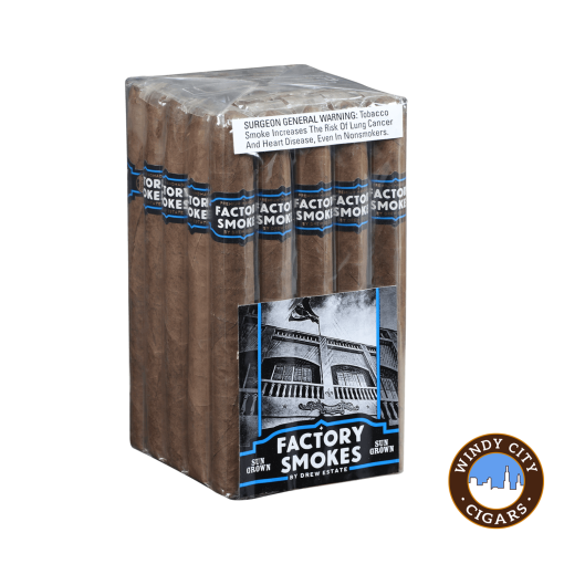 Factory Smokes Sungrown Churchill Cigars (7 X 50) - Bundle of 25